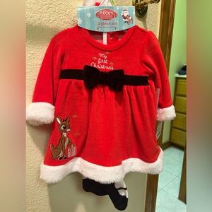 Baby Christmas outfit NWT